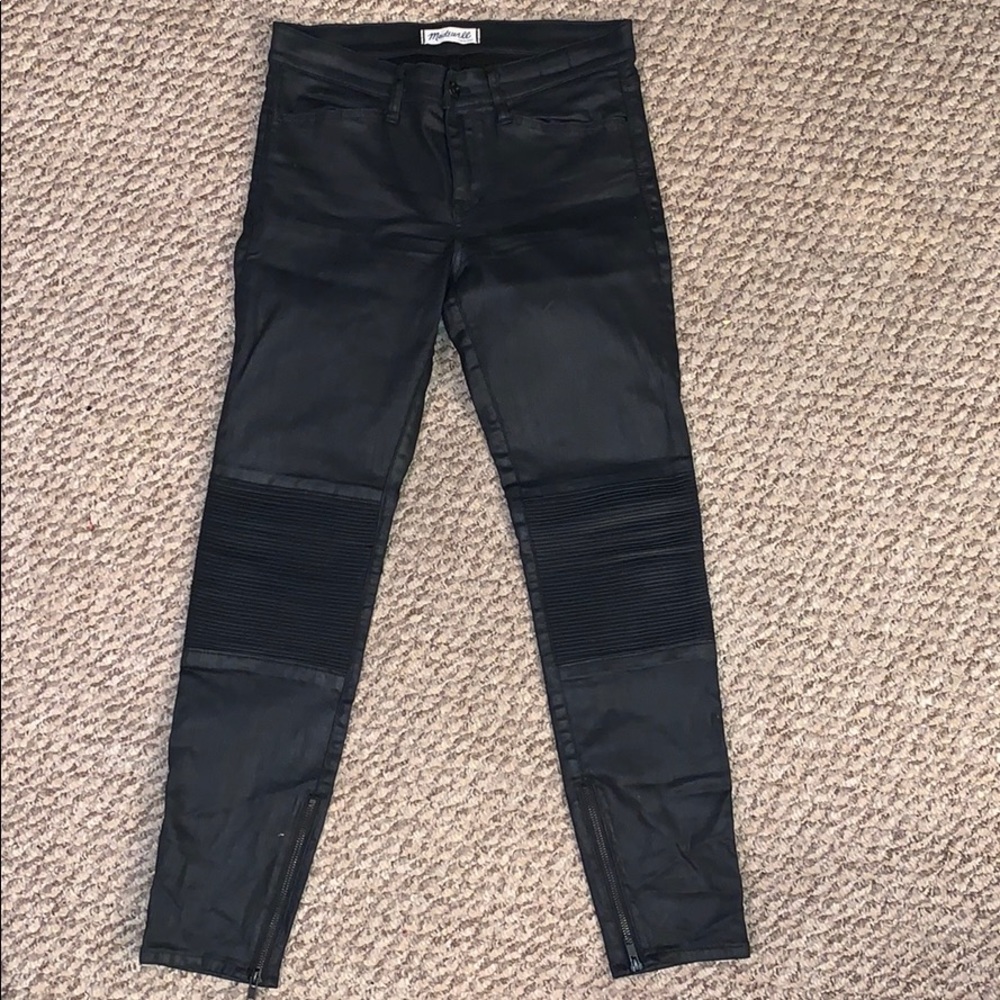 Madewell black skinny skinny jeans